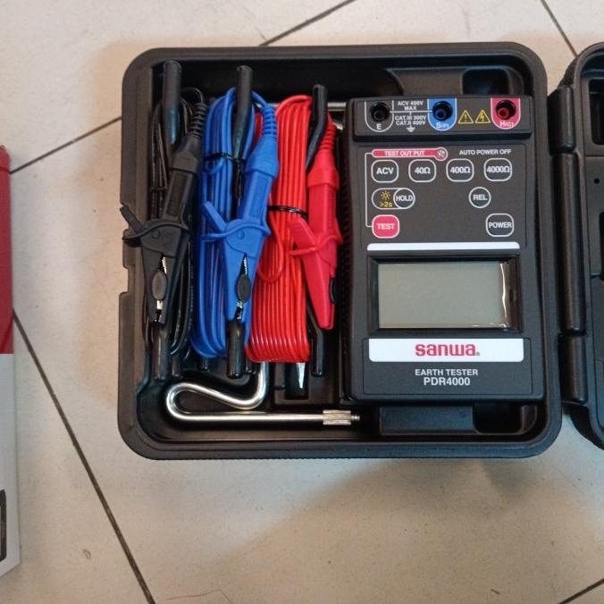 Sanwa Pdr4000 Digital Earth Tester Ground Grounding Pdr-4000 Original
