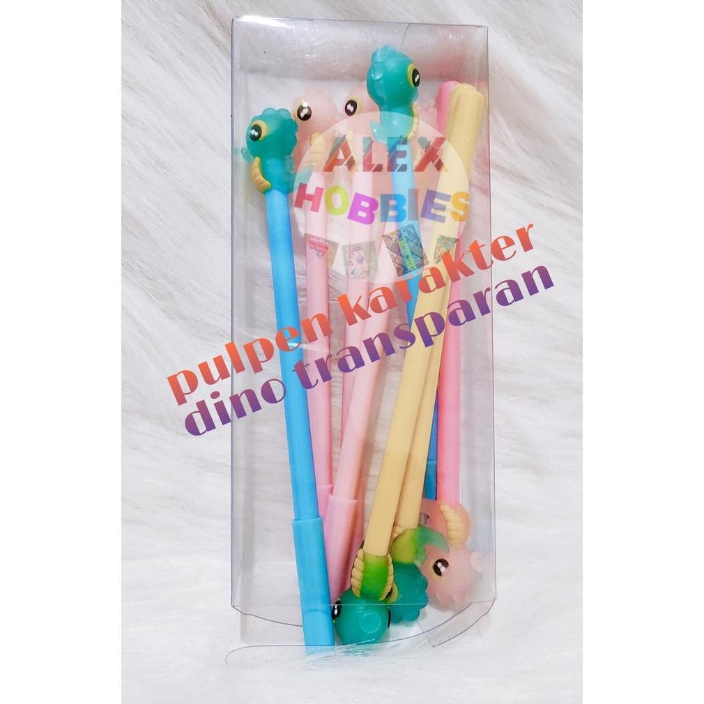 

Promo Habis Pulpen Karakter Lucu Karakter Dino Transparan Pulpen Karakter 1 Lusin ( 12 Pc ) Bolpen Gel Karakter