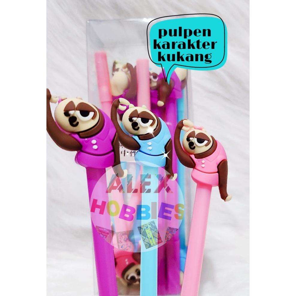 

Cuci Gudang Pulpen Gel Karakter Lucu 1 Lusin (12 Pc ) Pulpen Karakter Kukang Warna Tinta Hitam Bolpen Gel Karakter