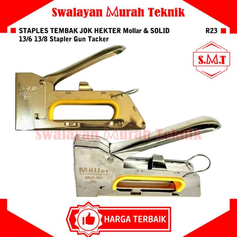 

Garansi Resmi Staples Tembak R23 Stapler Gun Tacker 13/6 13/8 Jok Hekter Staple