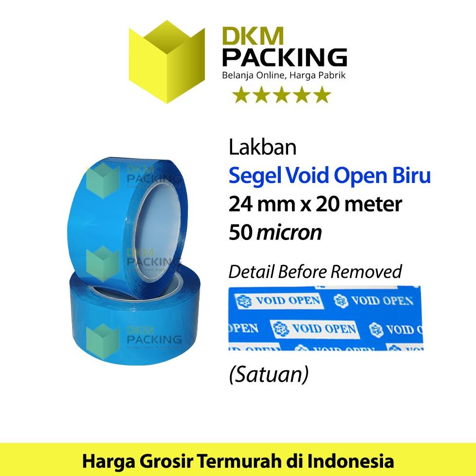 

Promo Habis Lakban Security Open Segel Void Tape Selotip Isolasi Rusfet Premium / Satuan