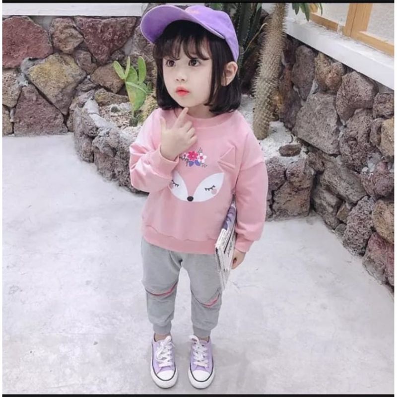 SETELAN ANAK PEREMPUAN BAJU ANAK 0-7 TAHUN PAKAIAN ANAK BAJU SETELAN ANAK JOGGER ANAK SETELAN BAJU ANAK