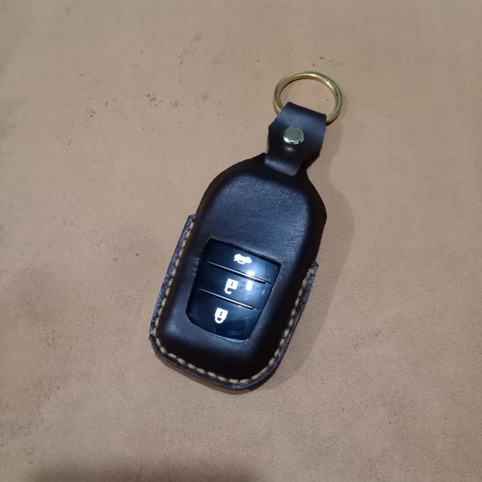 COVER SMARTKEY KEYLESS SARUNG KUNCI KULIT ASLI TOYOTA FORTUNER INNOVA