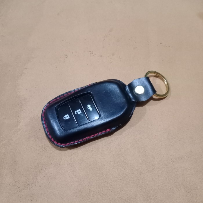 SARUNG COVER KEYLESS SMARTKEY KULIT ASLI TOYOTA INNOVA REBORN FORTUNER