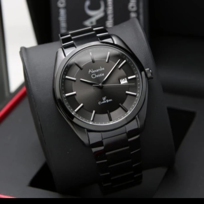Terlaris Jam Tangan Couple Pria Wanita Alexandre Christie 8648 Md Ld