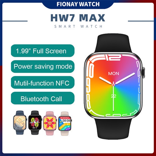 IWO HW7 Max Smart Watch/1.99inci Full Screen /NFC /ROMOTE CONTROL H-r529