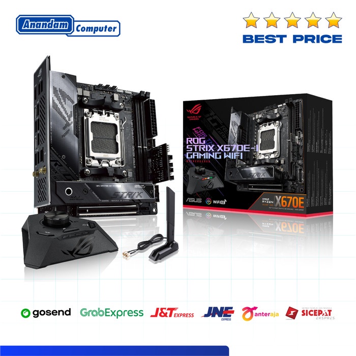 Asus ROG STRIX X670E-I GAMING WIFI (AM5, AMD X670, DDR5, Pcie 5.0)