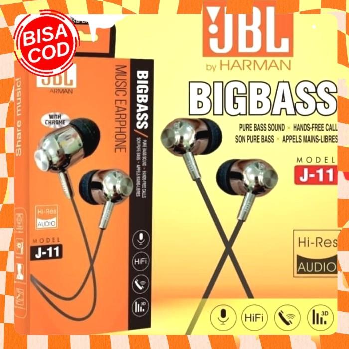 Headset Jbl Super Bass / Headset Jbl / Handsfree Jbl  Boleh Cod