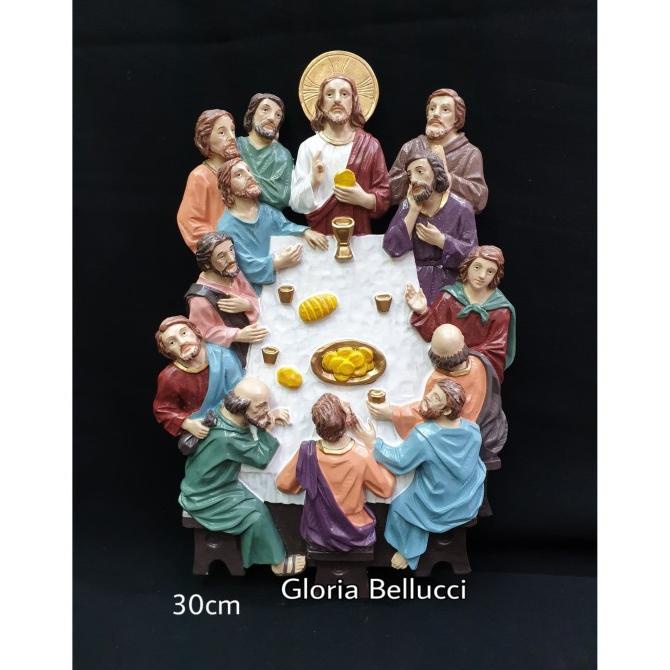 PAJANGAN DINDING PERJAMUAN KUDUS YESUS GANTUNG