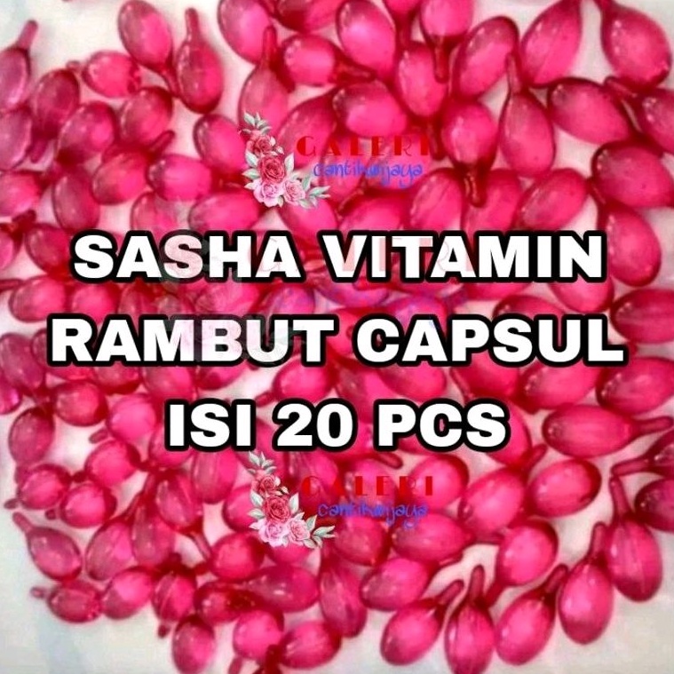 ❤️ GALERIWIJAYA❤️PROMO☑️ISI 20 PCS SASHA ATAU ELLIPS VITAMIN RAMBUT CAPSUL PERAWATAN RAMBUT