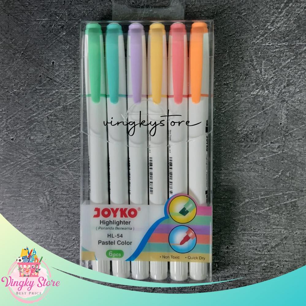 

Termurah Highlighter / Penanda Berwarna Pastel Color Joyko Hl-54