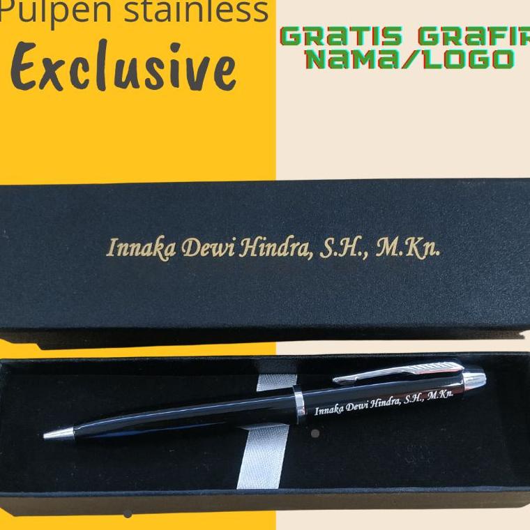 

Garansi Resmi Pulpen Mewah Model Parker Gratis Ukir Grafir Nama