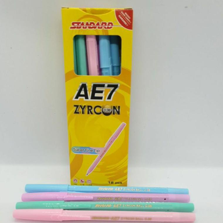

Grosir Ballpont / Pulpen / Pen Standard Zyrcon 0.38 Hitam