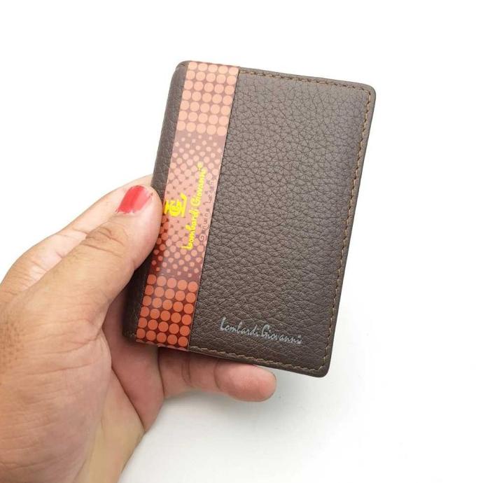 

Dompet Kartu Nama ATM Kulit Asli Murah - Lombardi Giovanni OSG BROWN