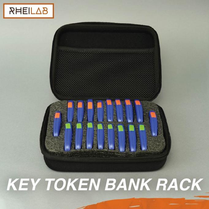 

TAS PENYIMPANAN KEY TOKEN BANK RACK FOAM PORTABLE- SIZE S (18 TOKEN)