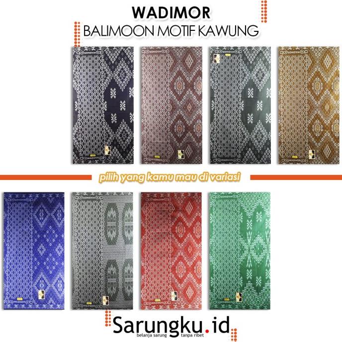 SARUNG WADIMOR MOTIF BALIMOON KAWUNG