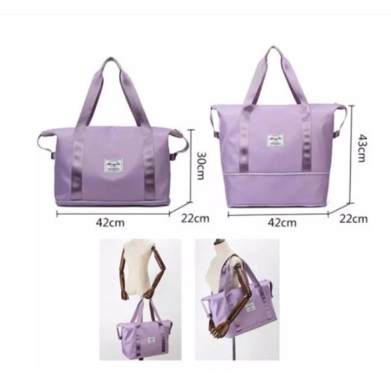 tas travel lipat serbaguna / tas gym waterproof / tas belanja lipat / tas traveling