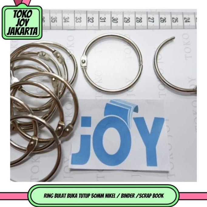 

100pcs RING BINDER 50MM Ring Buka Tutup Mekanik 5cm