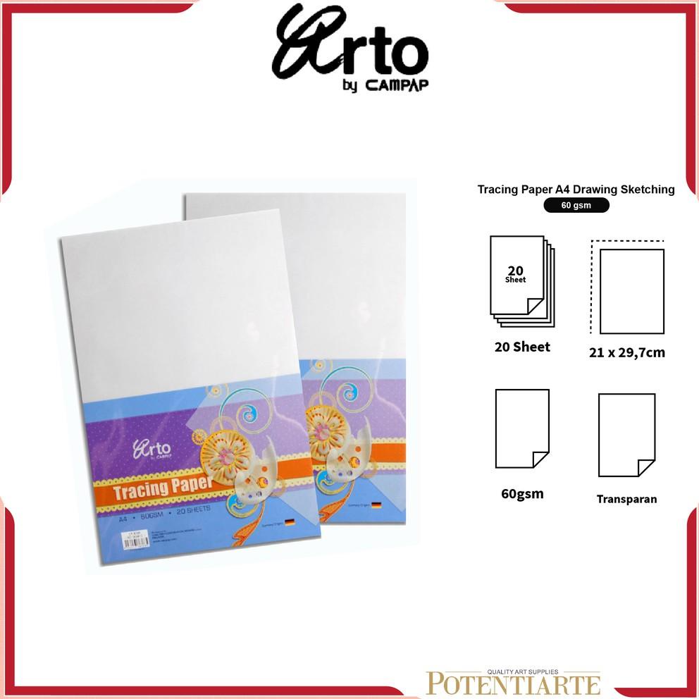 

Trending Kertas Kalkir Arto Tracing Paper A4 Drawing Sketching