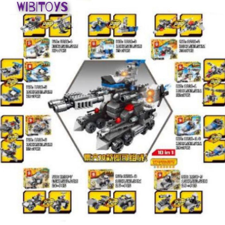 Grosir Mainan Batlle Royal Tank Kendaraan Army Tentara Minifigure Brick Sy1208