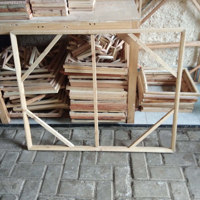 

Easel Spanram/Frame Kayu Kanvas Lukis Ukuran 60 X 70Cm S.D. 100 X 150Cm