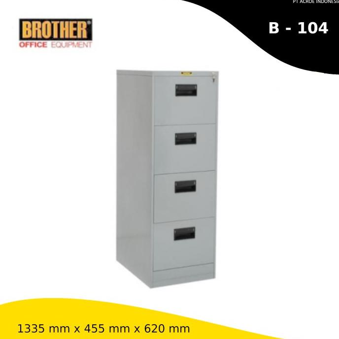 

Filing Cabinet Besi 4 Laci BROTHER B-104
