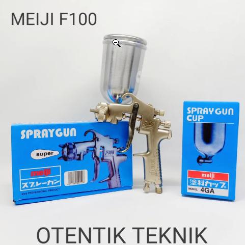 SPRAY GUN MEIJI F100 TABUNG ATAS TAIWAN - MEIJI F 100 - SPRAYGUN