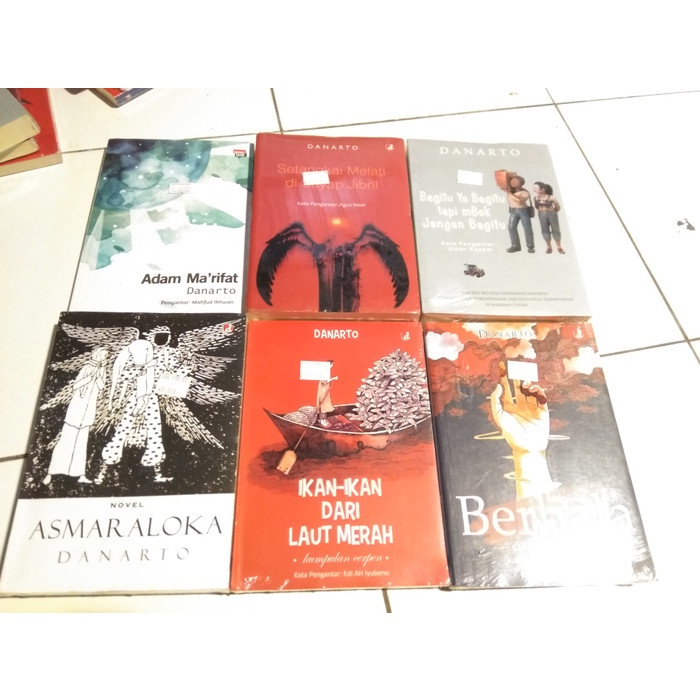 Must Have Paket 6 Buku Danarto Original Berhala Asmara Loka Adam Makrifat Dll Terlaris