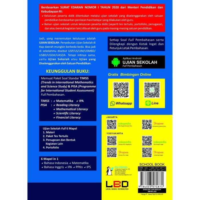 Promo Buku Eksklusif Ujian Sekolah Pirls & Timss Smp/Mts Kelas 9, Ix 2021 Terlaris