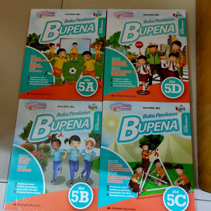 Flash Sale Paket Bupena Sd Kelas 5 A,B,C,D Terbaru