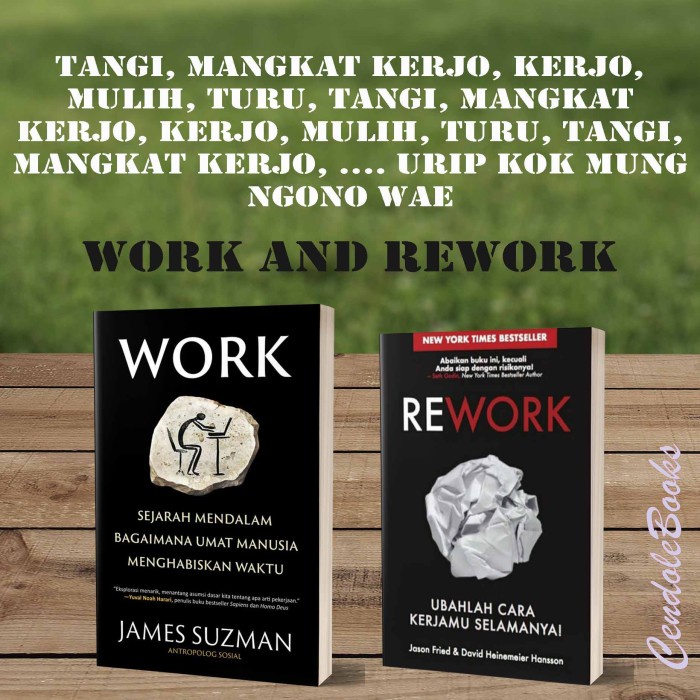 Hot Sale Paket Buku Work Dan Rework Termurah