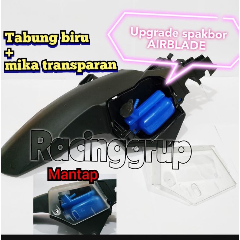 Master 619store PAKET BOTOL TABUNG + COVER RESERVOIR HUGGER SPAKBOR AIRBLADE TABUNG AIR RADIATOR TABUNG RESERVOIR TANK RESERVE HUGER AIR BLADE