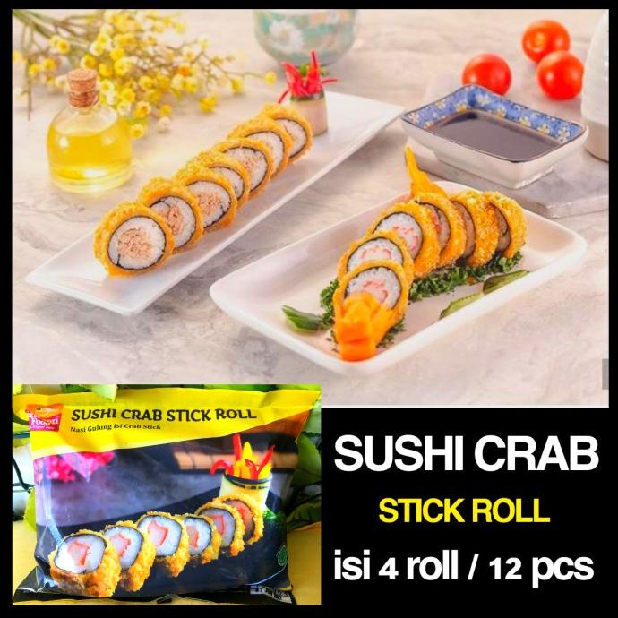 

Sushi Crab Stick Roll Queen Food Sushi isi 4 Roll roc01