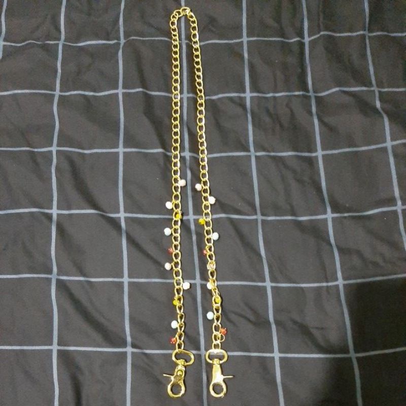 Bag Strap rantai + manik manik