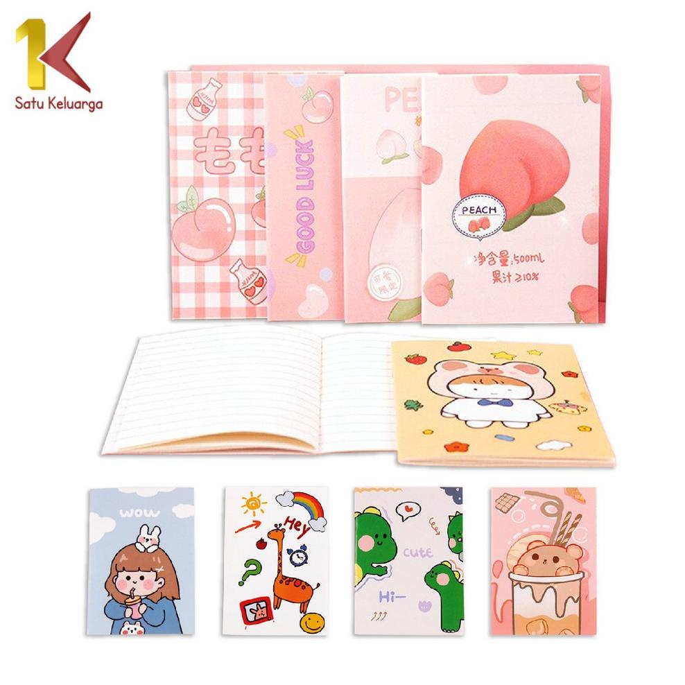 

Satu Keluarga Buku Tulis Mini Notebook A25 Buku Catatan Cartoon Mini Book Lucu Buku Tulis Memo Kecil