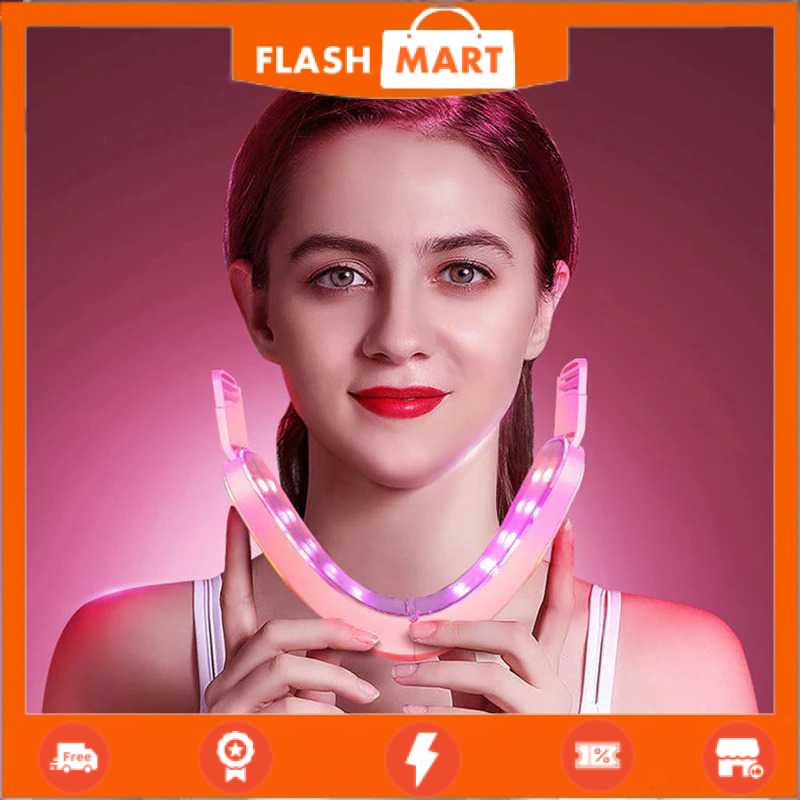 FLASHMART V-Face Alat Pijat Penirus Wajah Face Lifting Double Chin V-Shaped - V80