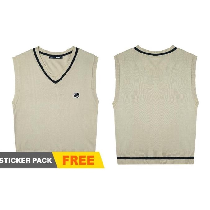 NRDN Clothing Sweater CLOVER VEST KNITWEAR CREAM
