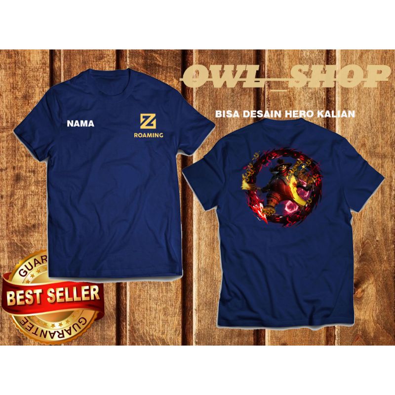 PROMO kaos ROAMING FRANCO pria/wanita size S M L XL XXL baju dewasa ROAMING FRANCO / sablon digital/