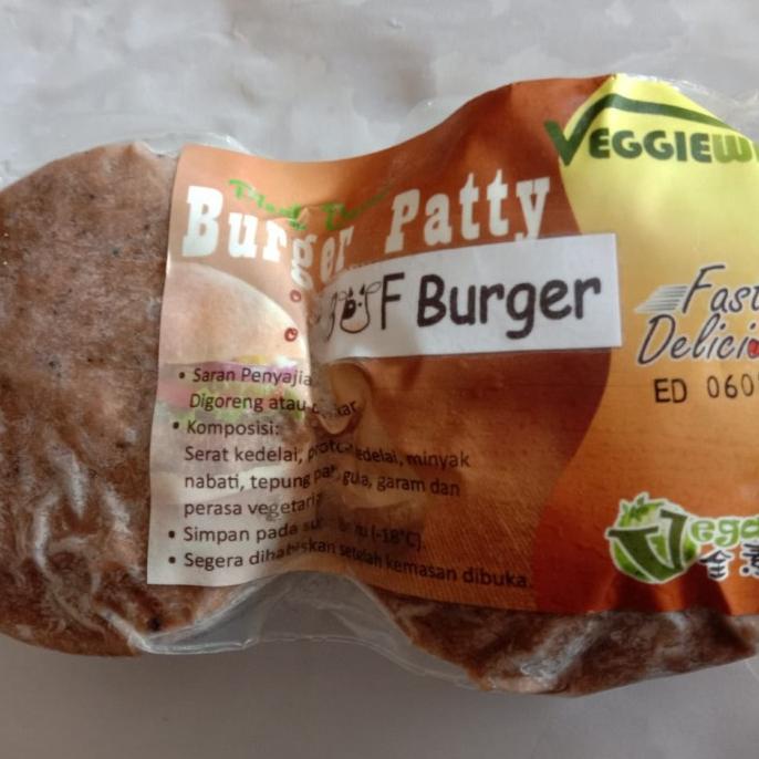 

Buf Burger Patty Vegetarian Vegan VEGGIEWAY rra01