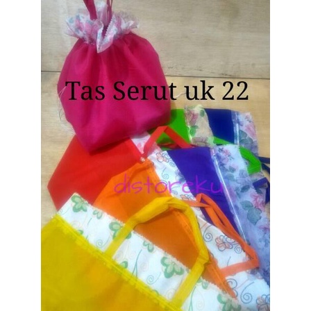 Terlaris Tas Berkat Hantaran Bekal Kain Tas Serut 22 X 22 Cm Tas Spundbond