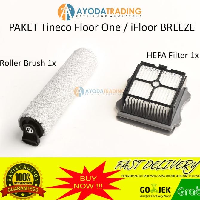 Paket Filter Brush Tineco Floor One S3 iFloor Breeze