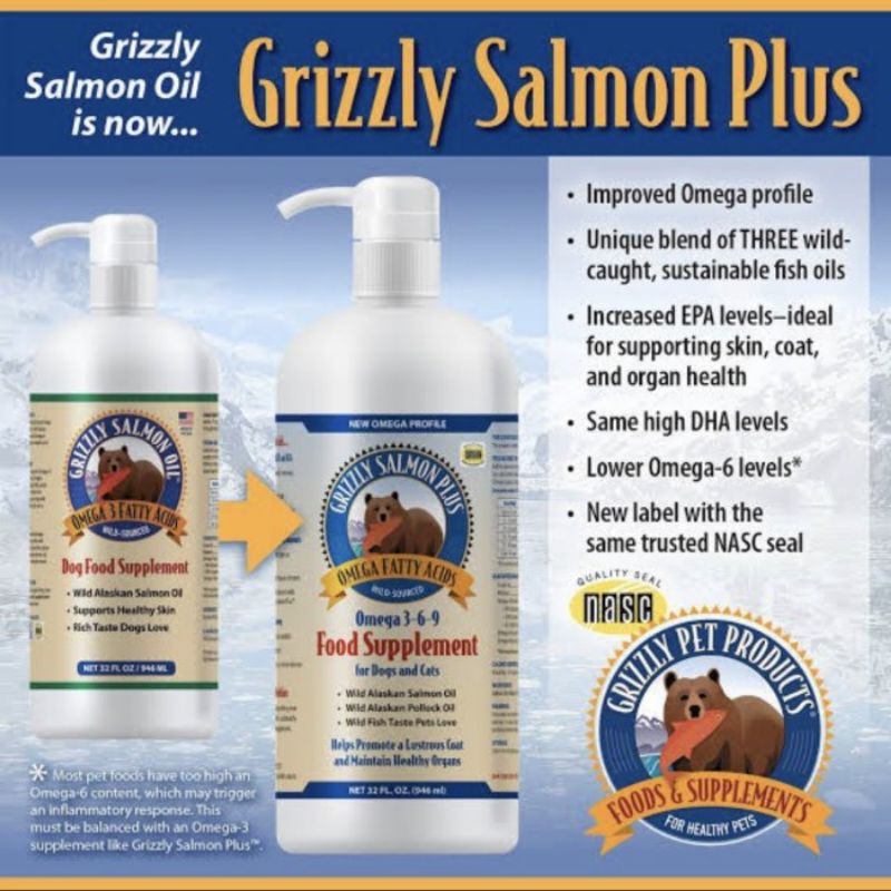 grizzly salmon oil 8oz