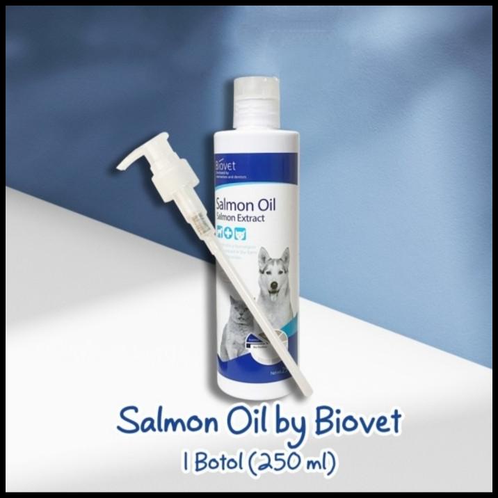 Minyak Ikan Kucing Anjing Biovet Salmon Oil 250 Ml