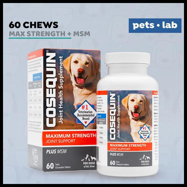 Cosequin Cosequin Max Strength Joint Health Ds + Msm Dog Anjing Sendi
