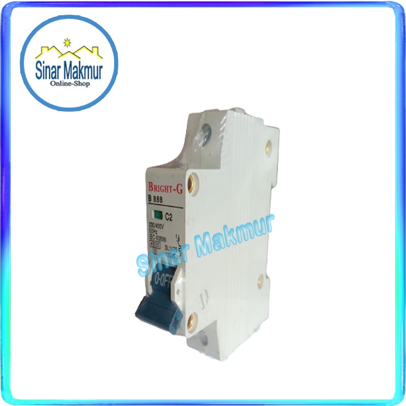 Saklar MCB 2A Ampere (BRIGHT-G)