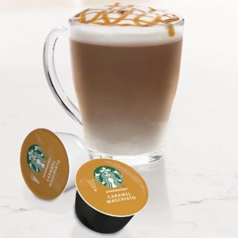 

Nescafe Dolce Gusto Starbucks Caramel Macchiato - Coffee Capsules