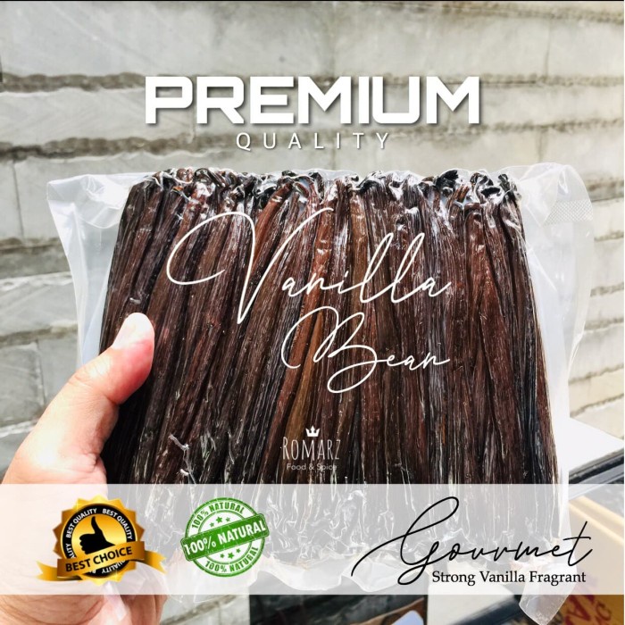 

VANILLA BEAN PREMIUM 1kg (Biji Vanilli) or VANILLA GORMET or PANILLI