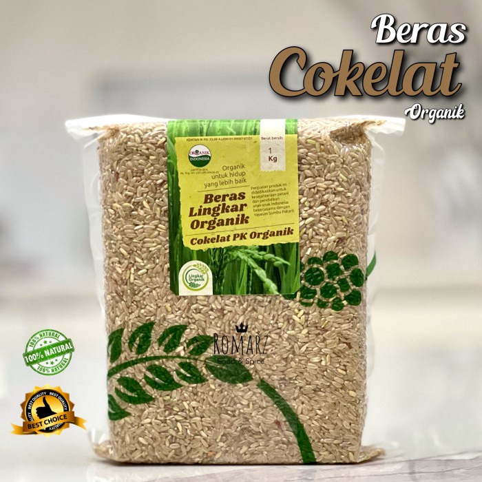 

BERAS COKLAT 100% ORGANIK BERAS COKLAT PREMIUM BROWN RICE