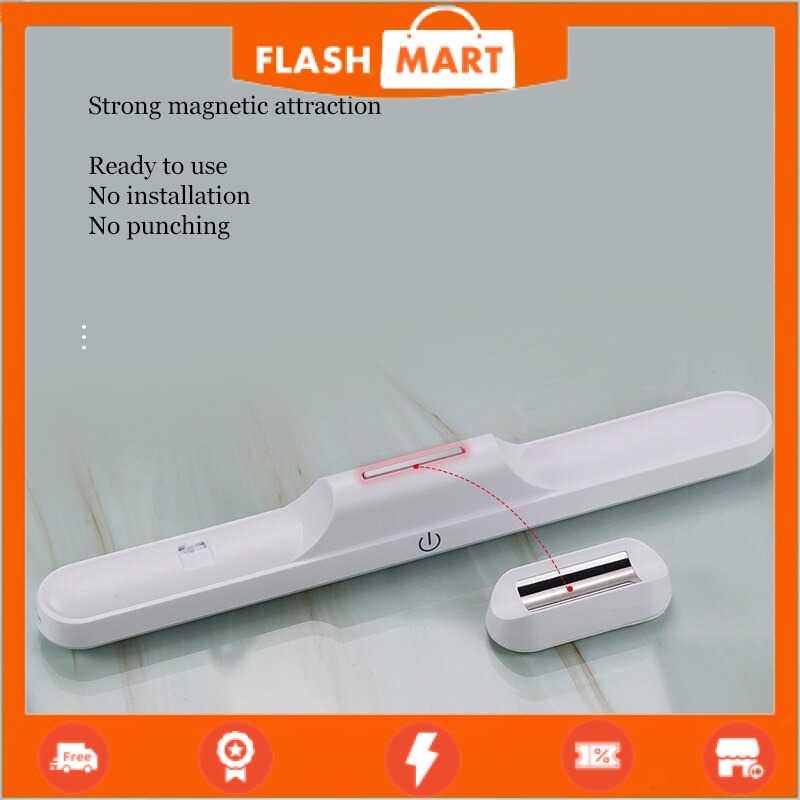 FLASHMART Lampu Tempel Magnetic Lamp USB Rechargeable 3in1 1800mAh 5V 3W - SK-CT30C