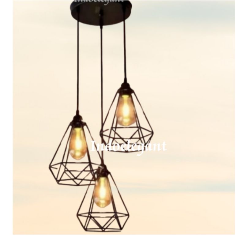 kap lampu hias gantung, kap lampu plafon gantung, varian motif, model dan ukuran, kap lampu gantung 